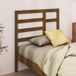 vidaXL Tête de lit Meuble de chambre à coucher Tête de cadre de lit simple Accessoire de lit intérieur Marron miel 96x4x104 cm Bois massif de pin