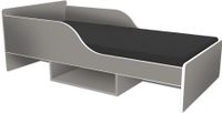 Lendo SMILE kinderbed, 160x70 cm, grijs