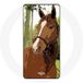Maniacase Étui pour Huawei P8 Lite Quarter Horse brun course de chevaux