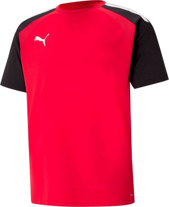 Puma Teampacer Shirt Korte Mouw Kinderen - Rood / Zwart