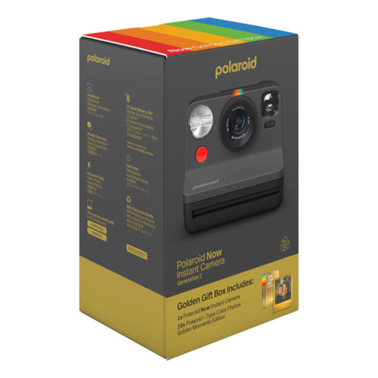 Polaroid Polaroid Now 2 Everything Box Zwart Golden Moments Edition