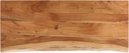 vidaXL Tafelblad rechthoekig natuurlijke rand 110x40x3,8 cm acaciahout