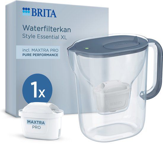 BRITA Waterfilterkan Style Essential XL - 3,6L - Blauw