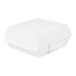 50 Thepack 50 stuks Hamburger-schelpen 230 g/m2 17,6 x 16,8 x 7,8 cm, wit, golfkarton, nano-micro