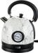 MOA Bouilloire Rétro - 1,8 Litre - Bouilloire Électrique - Sans BPA - Filtre anticalcaire - Inox - 2200W - Marbre Blanc
