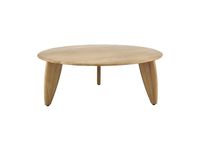 1898 Lyckeby Table basse Ø80x29 cm Chêne laqué naturel
