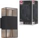 Paulmann LED-wandlamp Tharin IP44 3000K 120x250 mm 2x3,7W Zwart