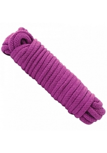 Doc Johnson Cotton Bondage Rope Japanesse - Style Purple