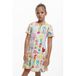 Desigual A-lijn jurk ecru