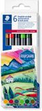 STAEDTLER dubbele stiften Europa serie, 6 stuks kartonnen etui