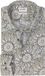 OLYMP Level 5 body fit overhemd - popeline - olijfgroen dessin - Strijkvriendelijk - Boordmaat: 41