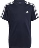 Adidas Performance Designed 2 Move 3-Stripes T-Shirt Kinderen Blauw