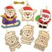 Baker Ross AX420 Houten Sneeuwpop Decoraties - Pakket Van 12