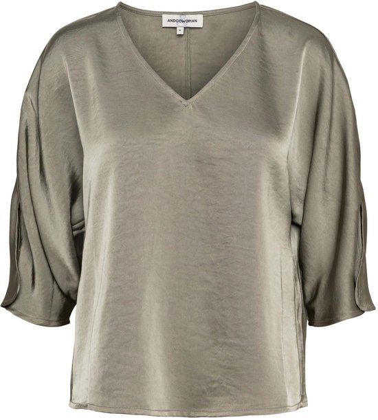&Co Woman &Co TO357 Shirt Kiki Khaki
