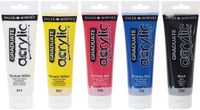 Daler Rowney Graduate Acrylic Paint 120 ml. - Yellow Ochre