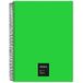 Grafoplás 88526025 notitieboek met spiraalbinding, geruit, 5 mm, 100 vel, 90 g, A4, groen