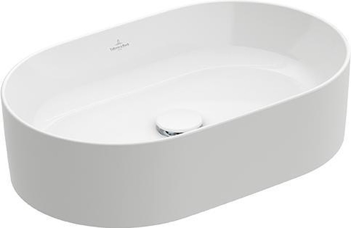 Villeroy & Boch Collaro opzetwastafel ovaal 56x36cm, wit