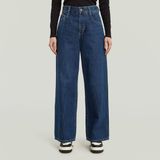 G-Star Skater High Loose Wmn Dames Jeans 28/28 Worn in Sentry Blue Katoen