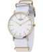 Chronostar Mod. R3751252503 - Dames Polshorloge - Analoog - Quartz - Nylon Band - Wit/Multi