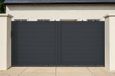 Casanoov Portail coulissant Eiger 400 cm Noir Aluminium