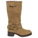Steve Madden Bonetta suède bikerboots - beige