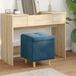 Prolenta Maison Exclusive - Ottomaan met opbergruimte, blauw, 40 x 40 x 45 cm, fluweel