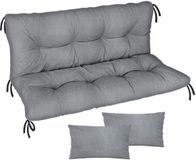 Ferocity Tuinschommelkussen Gestept Vlas 100 x 50 x 50 x 10 cm Polyester