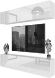 B BELINI GROUP BELINI Wandmeubel Milano 6 200 cm Wit Hoogglans