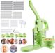 VEVOR Button Machine Button Making Machine 58/75mm 200 Button Parts Pinmaker Groen