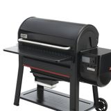 Weber 3400109 Hoofdtafel Noir Acier Compatible avec Searwood XL 600 Pellet Grill