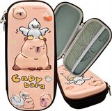Trousse à crayons Capybara pour l'école, organisateur pour fournitures scolaires et crayons de couleur
