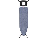 Brabantia Table à repasser B - Denim Blue - 124 x 38 cm - avec support de fer