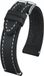 Hirsch bracelet de montre - Liberty Artisan Noir 22mm