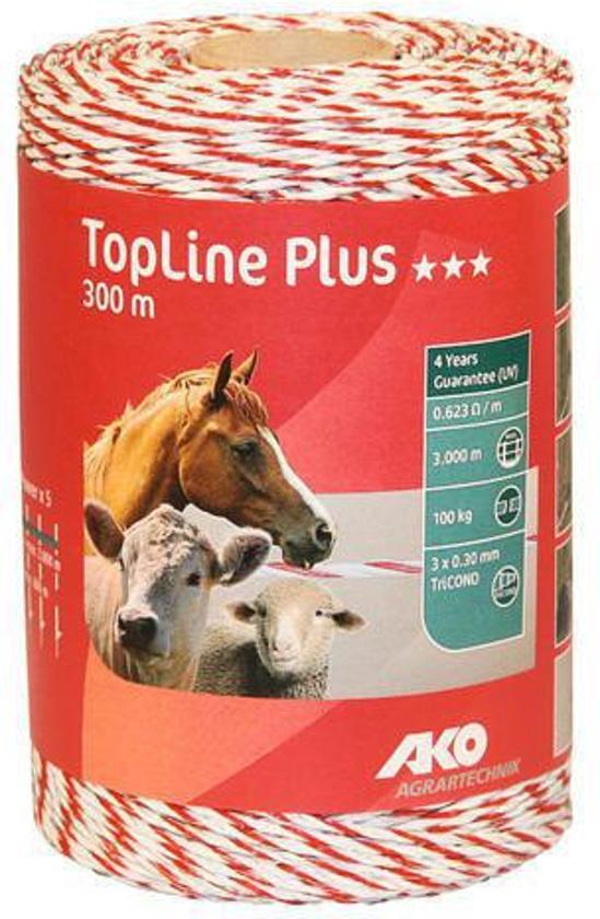 AKO Topline Plus Wit/rood Draad 300mtr