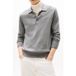 Tommy Hilfiger Pull en coton et cachemire Gris chiné Taille : XL