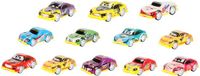 Toi-Toys Turbo Racers Pull Back Rally Auto's - 12st.