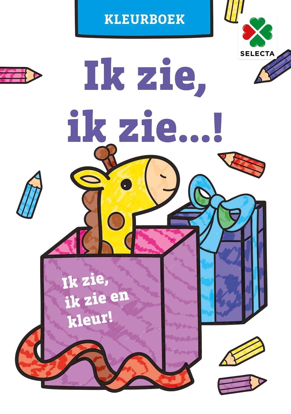 Selecta Ik zie, ik zie...! - Kleurboek - Kleurboek voor peuters en kleuters