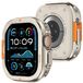 Merkloos Metalen Case voor Smartwatch 49mm met Achterkant, Robuuste Bumper Bescherming