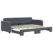 VidaXL Divan-lit velours anthracite 90x200 cm