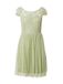 VILA VIULRICANA SS BOATNECK SHORT DRESS/BM/DC Dames Mini jurk Katoen/Viscose/Polyamide Swamp Maat 44