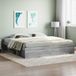 Prolenta Maison Exclusive - Cadre De Lit Sans Matelas Sonoma Gris 200x200 Cm