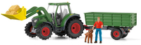 Schleich Farm World Tractor met Aanhanger - 42608 - Speelgoed Tractor voor Kinderen vanaf 3 Jaar