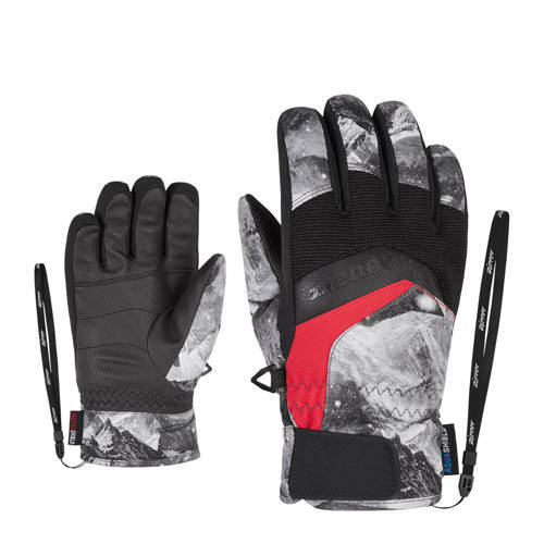 Ziener Ziener skihandschoenen Labino AS(R) grijs/zwart