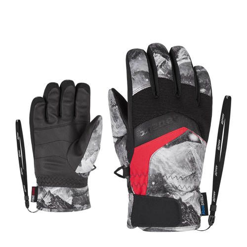 Ziener Labino AS(R) Ski Gloves - Grey/Black