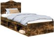 vidaXL Bedframe Rook Eiken Massief Grenenhout 90 x 190 cm