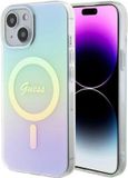 Coque arrière irisée pour Apple iPhone 15 - Turquoise