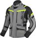 Seca Arrakis III veste de moto imperméable en textile - Gris/noir/jaune - 3XL