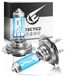 TECTICO Lampe halogène H7, 12V, 55W, Blanc chaud, +130% plus lumineux, 2 pièces
