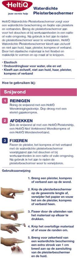 HeltiQ Waterdichte Pleisterbeschermer - 1 stuk