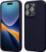 kwmobile Case voor iPhone 15 Pro - Slank TPU-Hoesje met Zachte Afwerking - In deep ocean